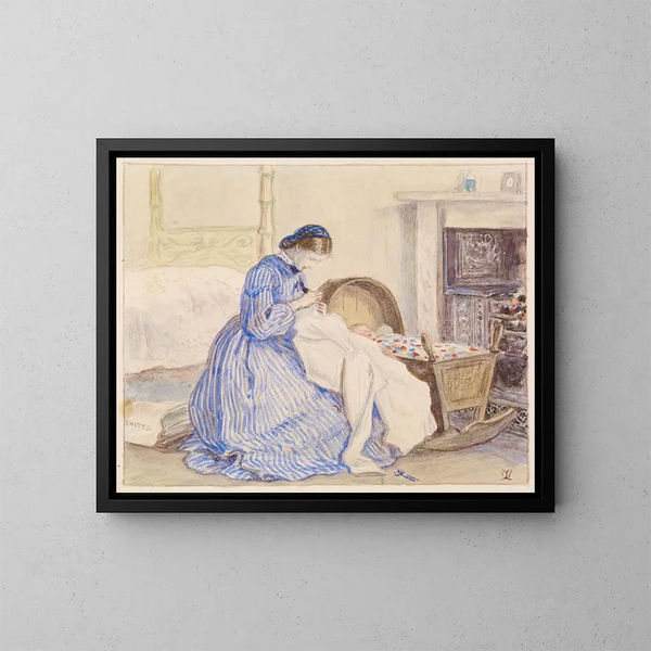 L'iceberg, la sarta - Sir John Everett Millais — quadro incorniciato alla parete