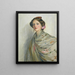 Eine schöne Spanierin, Mme Chowne - Sir John Lavery — gerahmtes Bild an der Wand