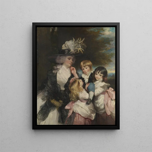 Sir Joshua Reynolds - Lady Smith Charlotte Delaval and Her Children George Henry Louisa and Charlotte.webp