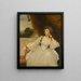 Ritratto di Elizabeth Falconer, Mme Stanhope in contemplazione - Sir Joshua Reynolds — quadro incorniciato alla parete