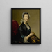 Ritratto della signora Jubb - Sir Joshua Reynolds — quadro incorniciato alla parete