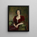 Die Herzogin von Roxburghe Mary Innes-Ker 1915-2014 - Sir Oswald Birley — gerahmtes Bild an der Wand
