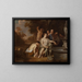 Diane e le sue ninfe a una fontana - Sir Peter Lely — quadro incorniciato alla parete