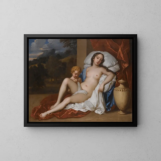 Sir Peter Lely - Portrait Of A Young Woman And Child As Venus And Cupid Almost Certainly Nell Gwyn.webp