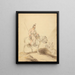 Ein Kosake aus dem Ural - Sir Robert Kerr Porter — gerahmtes Bild an der Wand
