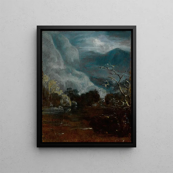 Sir Thomas Lawrence - A deer shoot at night.webp