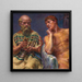 Socrate e Alcibiade - Kristian Zahrtmann — quadro incorniciato alla parete