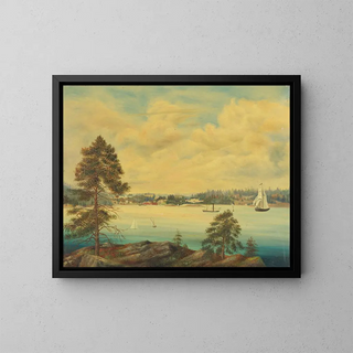 Nvekvarn - Sofie Lindholm — gerahmtes Bild an der Wand