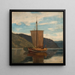 Sognejakt - Amaldus Nielsen — framed artwork on a wall