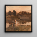 Abend in Auvers - Jean Charles Cazin — gerahmtes Bild an der Wand