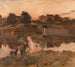 Abend in Auvers - Jean Charles Cazin — Ansicht des Kunstwerks