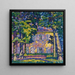 Sonne am Nachmittag in Wilhelmsbad - Eugenie Bandell — gerahmtes Bild an der Wand