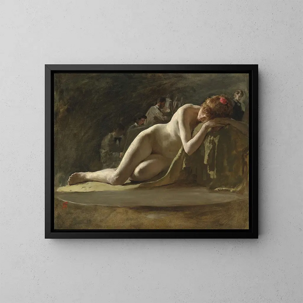 La classe de vie - Solomon Joseph Solomon — gerahmtes Bild an der Wand