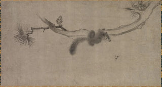 Song Tian - Squirrel on a Pine Branch.webp