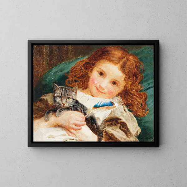 Beste Freunde - Sophie Anderson — gerahmtes Bild an der Wand