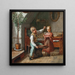Blasende Blasen - David Monies — gerahmtes Bild an der Wand