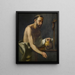 Santo Domenico - Scuola spagnola — quadro incorniciato alla parete