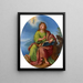 di San Giovanni Evangelista - Scuola spagnola — quadro incorniciato alla parete
