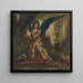 Sphinx in una grotta, re poeta e guerriero - Gustave Moreau — quadro incorniciato alla parete