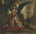 Sphinx in una grotta, re poeta e guerriero - Gustave Moreau — vista dell’opera