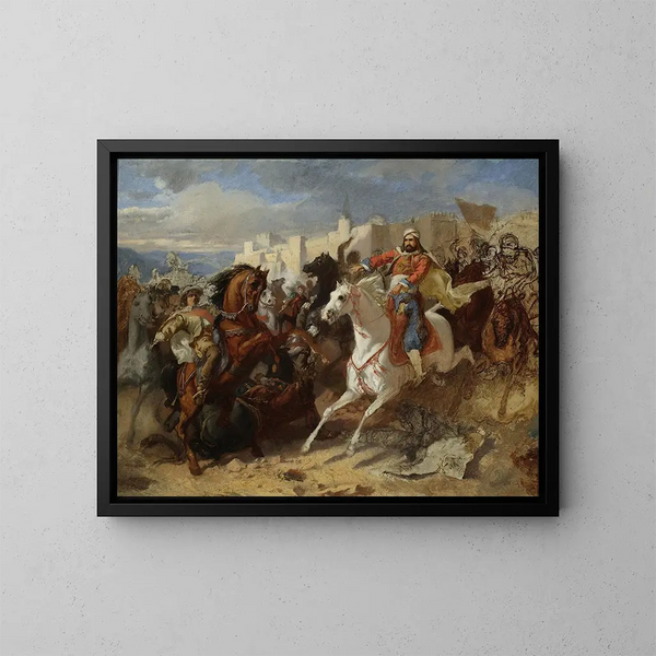 Episode der österreichisch- osmanischen Kriege - Stanisław Chlebowski — gerahmtes Bild an der Wand