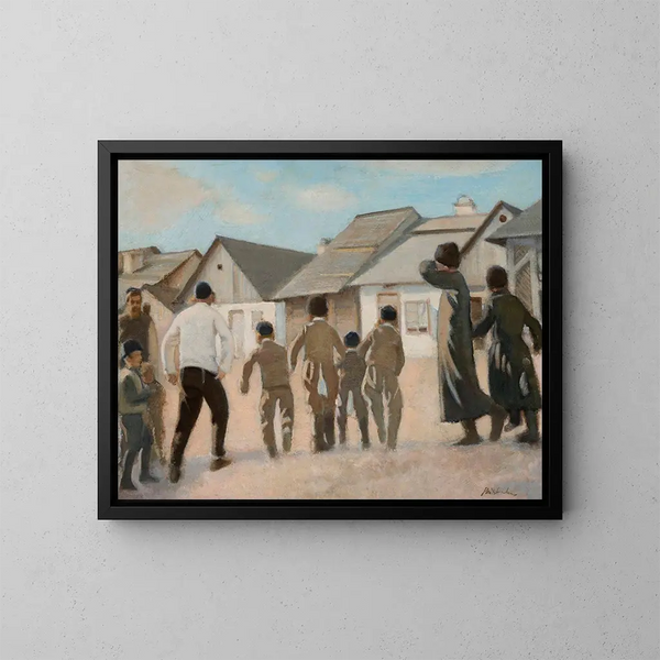 Richtung Cheder - Stanisław Dębicki — gerahmtes Bild an der Wand
