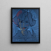 Portrait of Anna Nawrocka - Stanisław Ignacy Witkiewicz — framed artwork on a wall