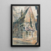 Sainte Barbe - Stanisław Kamocki — framed artwork on a wall