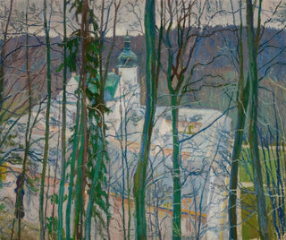 Stanisaw Kamocki - View over the Monastery in Czerna.webp