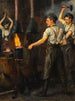In the forge - Stanisław Lentz — artwork view