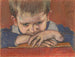 Mietek appoggiato sulle mani - Stanisław Wyspiański — vista dell’opera