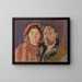 Autoritratto con mia moglie - Stanisław Wyspiański — quadro incorniciato alla parete