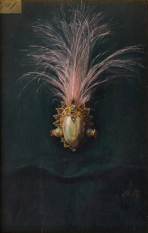 Stanisaw von Chlebowski - Study of an Ornamental Escuffas.webp