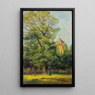 Stanislas Lpine - Le clocher de Vtheuil.webp