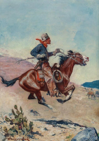 Stanley Llewellyn Wood - Pony Express Rider.webp
