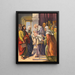 La présentation de l'enfant Jésus au temple - Stecher Litho & Co.. — framed artwork on a wall