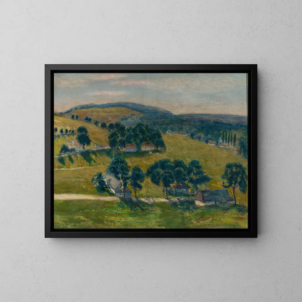 Landschaft von Tyniec - Stefan Filipkiewicz — gerahmtes Bild an der Wand