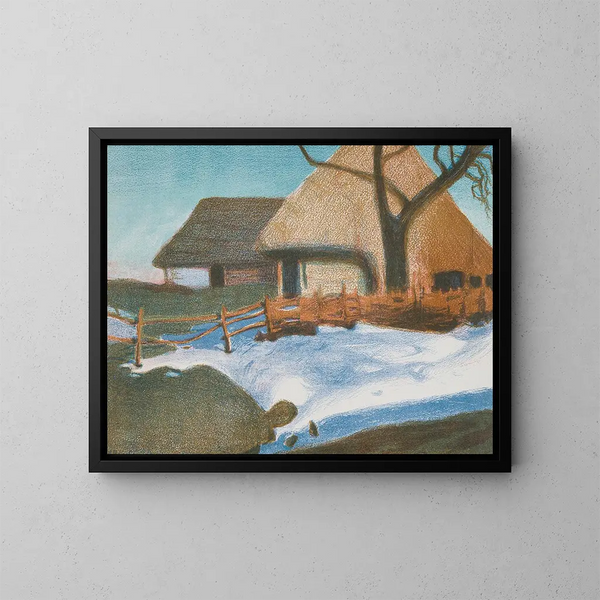 Ländliche Landschaft - Stefan Filipkiewicz — gerahmtes Bild an der Wand