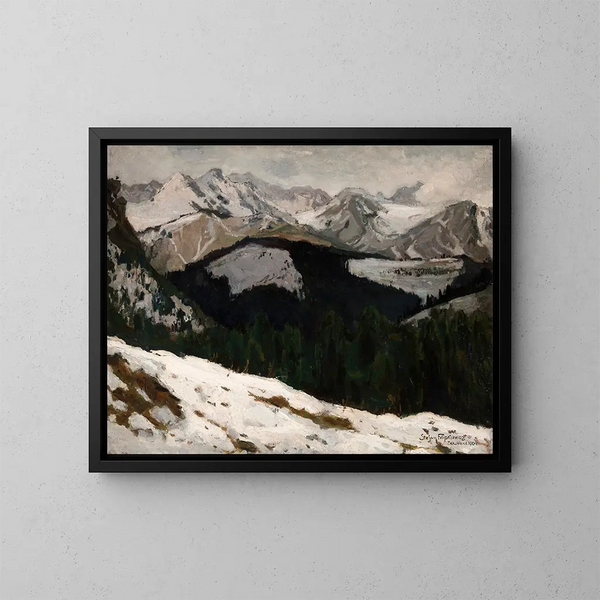 Dégel dans les montagnes Tatras - Stefan Filipkiewicz — gerahmtes Bild an der Wand