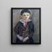 Portrait eines Jungen - Stefan Pichler — gerahmtes Bild an der Wand