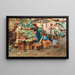 Market in Venice - Stefano Novo — framed artwork on a wall