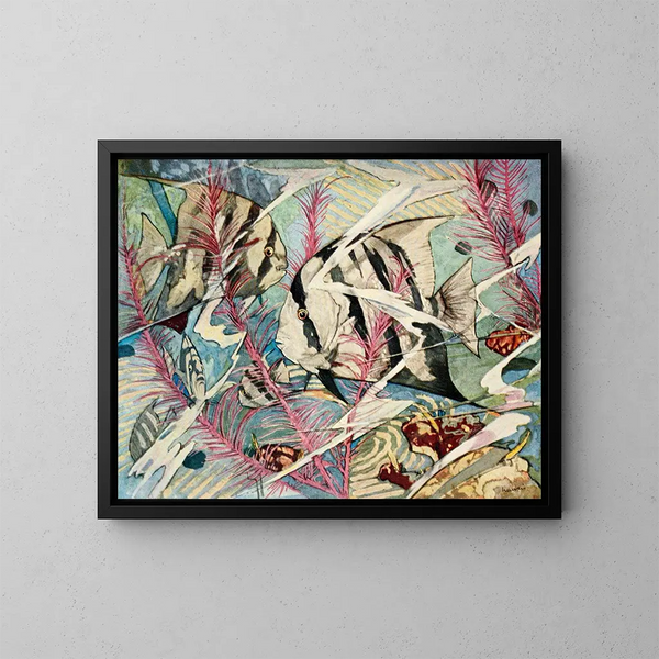 Atlantik-Säbelrochen - Stephen Haweis — gerahmtes Bild an der Wand