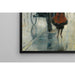 Reproduction of the painting of a Strassenszene with woman, Berlin by Lesser Ury