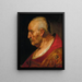 Kopf und Schultern eines alten Mannes im Profil - Atelier von Jacob Adriaensz Backer — gerahmtes Bild an der Wand