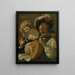 Un duo - Atelier di Dirck van Baburen — quadro incorniciato alla parete