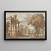 Landschaft - Stil von Claude Lorrain — gerahmtes Bild an der Wand