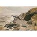 Reproduktion des Gemäldes auf der Riviera (Felsen-Küste) - Alfred Zoff