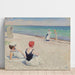 Riproduzione del dipinto sulla spiaggia, Falsterbo - Paul Fischer