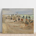 Reproduktion des Gemäldes Sur la plage de Noordwijk - Max Liebermann