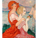 Riproduzione del dipinto Su la strada di Anacapri - Gerda Wegener